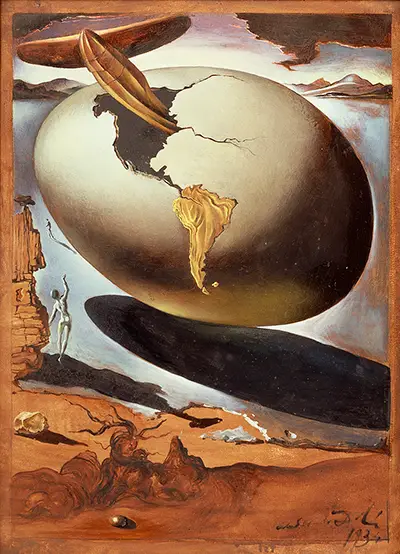 Allegory of an American Christmas (Allegorie eines amerikanischen Weihnachten) Salvador Dali